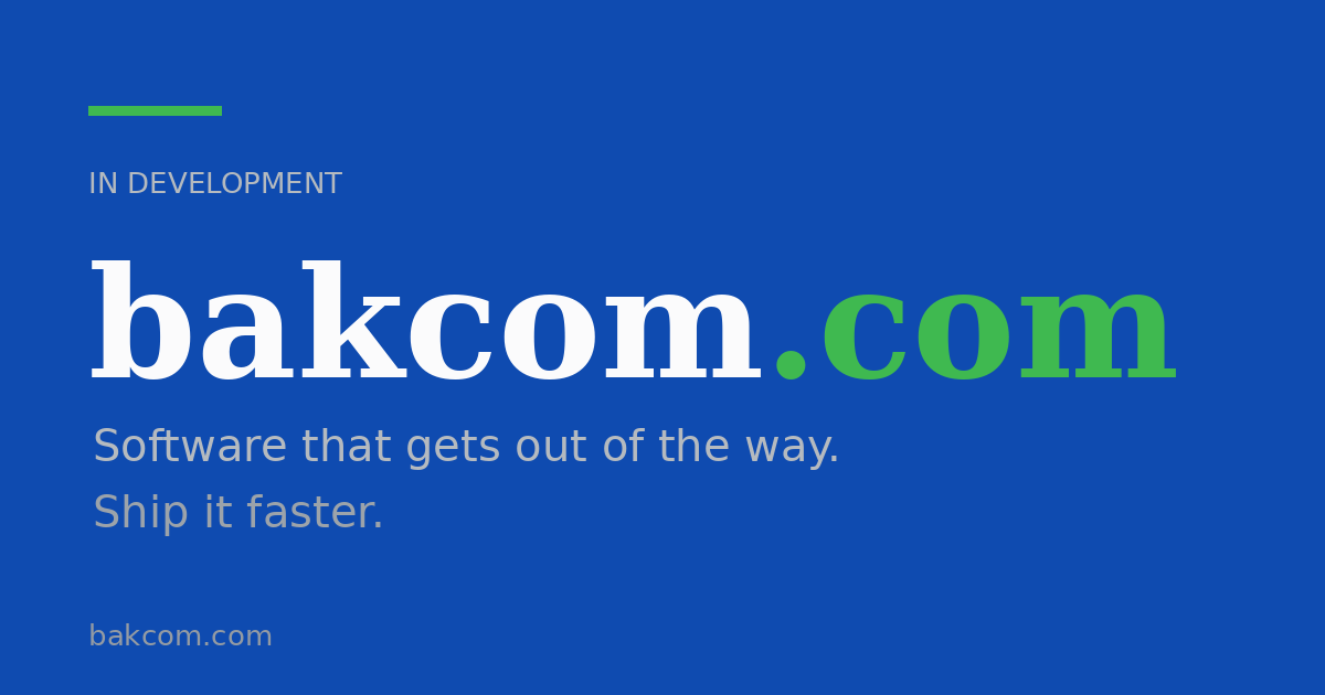 Link preview image for bakcom.com